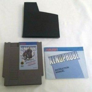 Vintage Xenophobe VIDEOGAME SET Nintendo Game Cartridge + Manual + Sleeve 1988